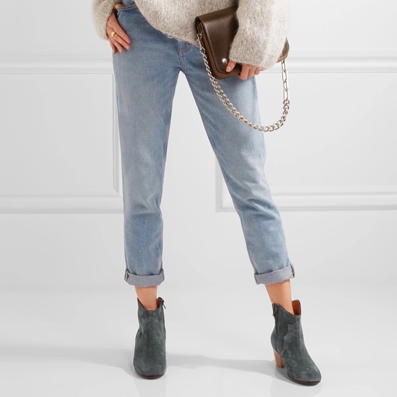 Isabel MARANT Etoile Dicker Black Leather Booties - Picture 7 of 15